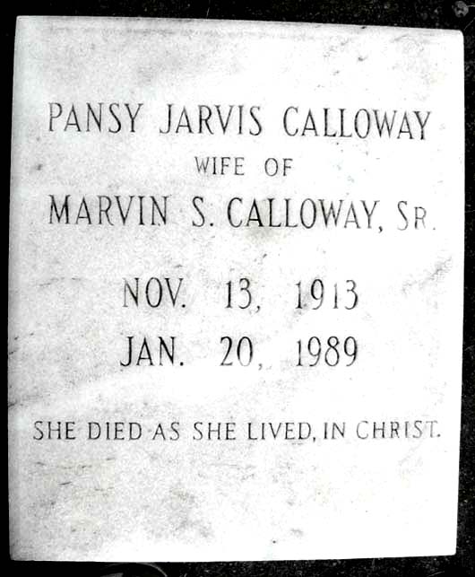 Pansy Louise Calloway