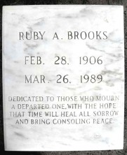 Ruby A. Brooks