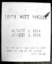 Edith Blevins Vogler