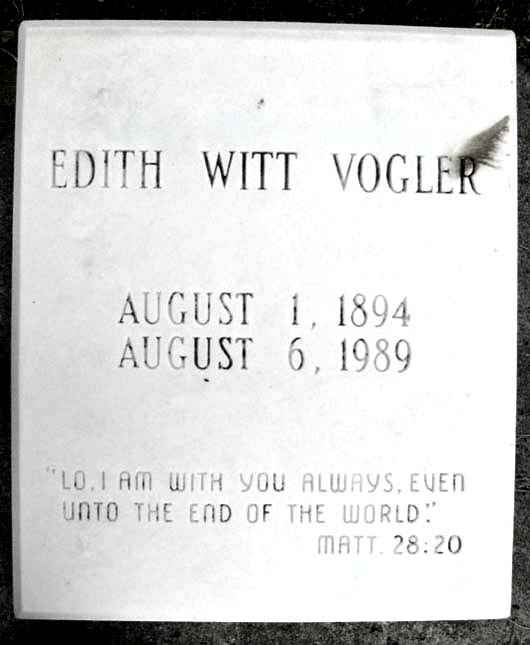 Edith Blevins Vogler