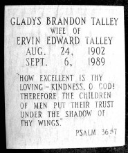 Gladys Elizabeth Talley