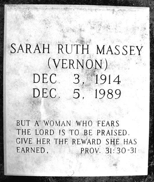 Sarah Ruth Massey