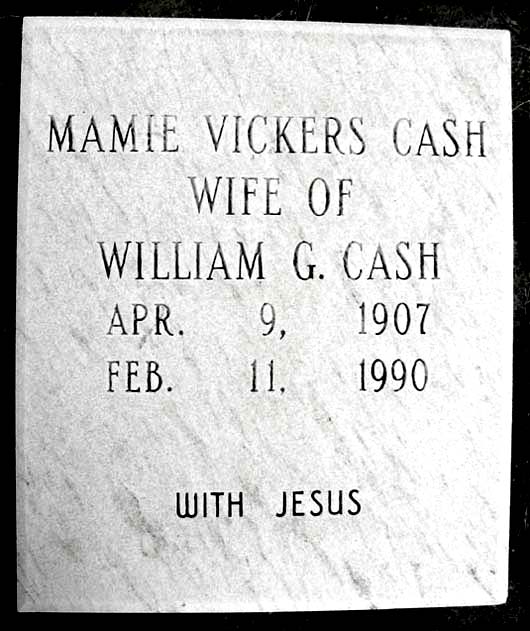 Mamie Blanch Cash
