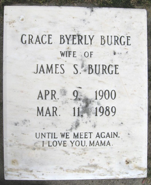 Grace Cornelia Burge