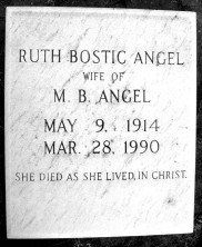 Ruth Elizabeth Angel