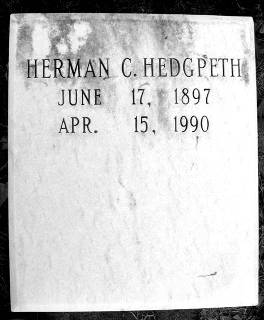 Herman Crawford Hedgpeth