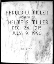 Harold William Miller
