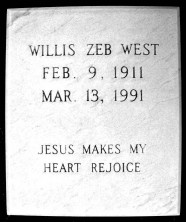 Willis Zebedee West