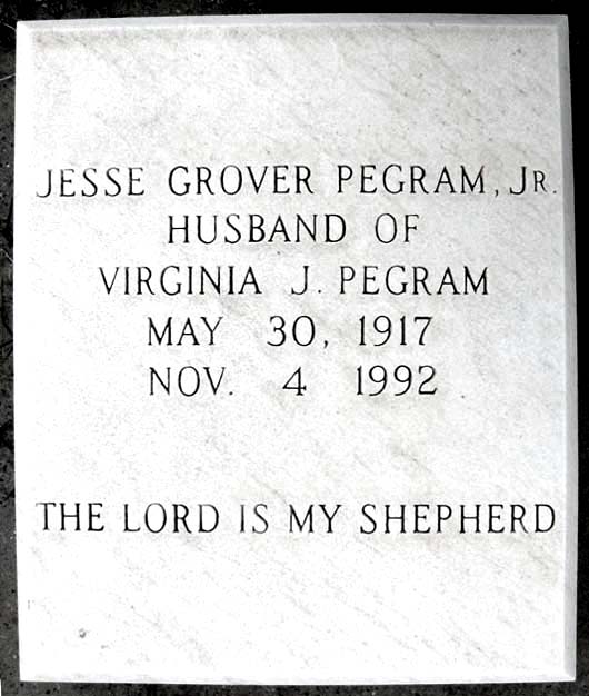 Jesse Grover Pegram