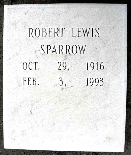 Robert Lewis Sparrow