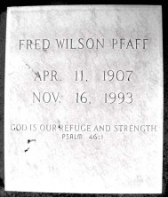 Fred Wilson Pfaff