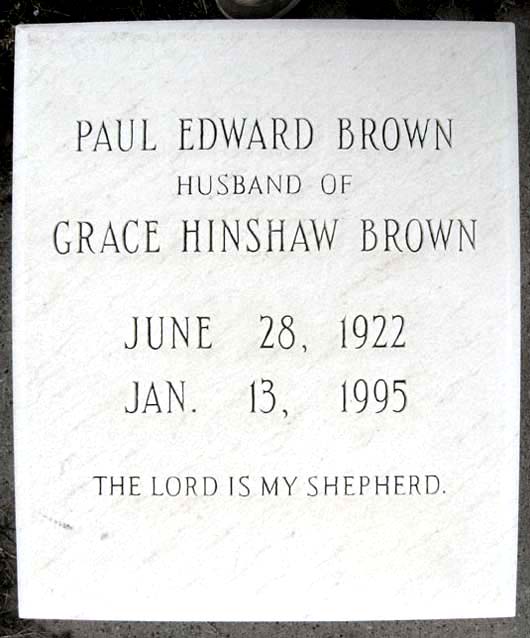 Paul Edward Brown