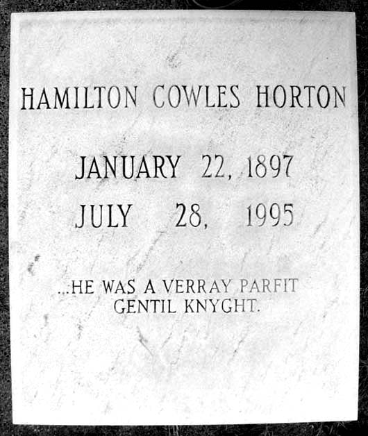 Hamilton Cowles Horton