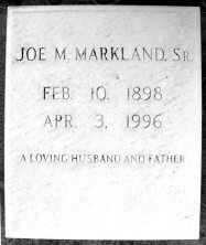 Joe Milton Markland