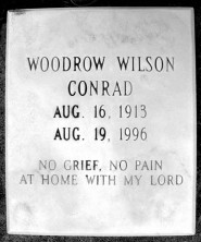 Woodrow Wilson Conrad