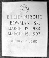 Billie Purdue Bowman