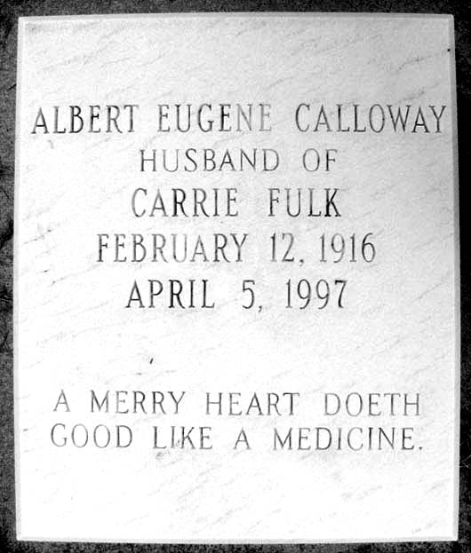 Albert Eugene Calloway