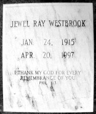 Jewel Ray Westbrook
