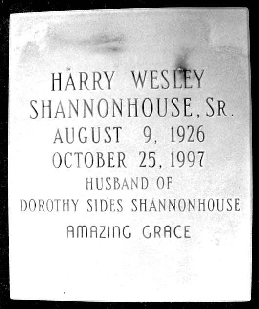 Harry Wesley Shannonhouse
