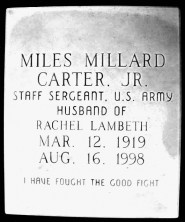 Miles Millard Carter
