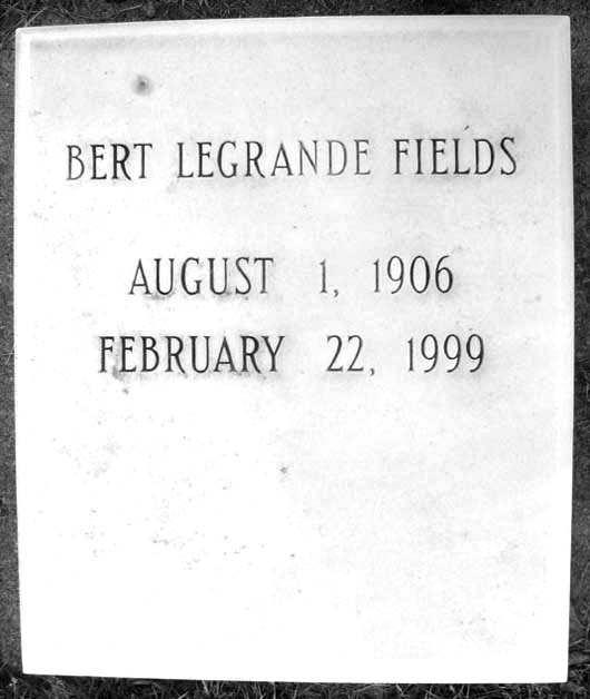 Bert Legrande Fields