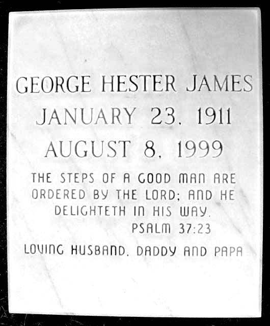 George Hester James