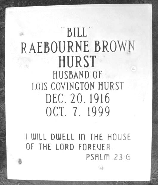 Raebourne Brown Hurst