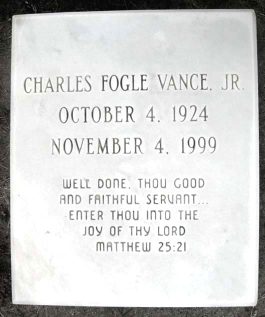 Charles Fogle Vance