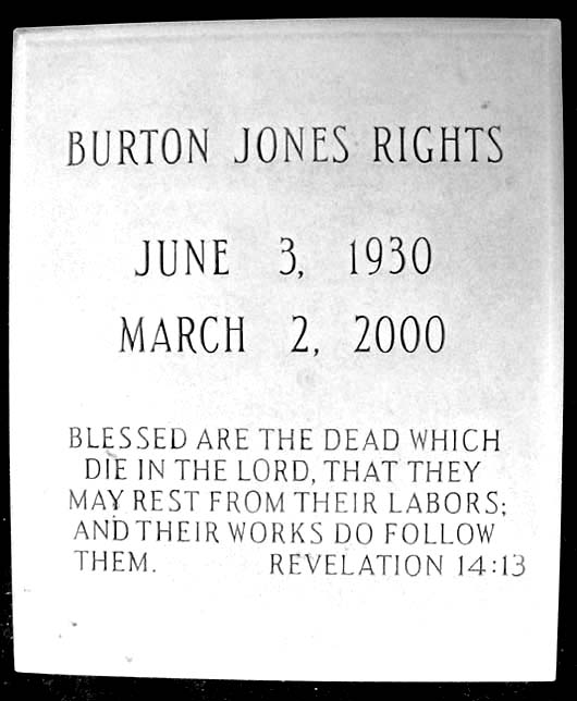Burton Jones Rights