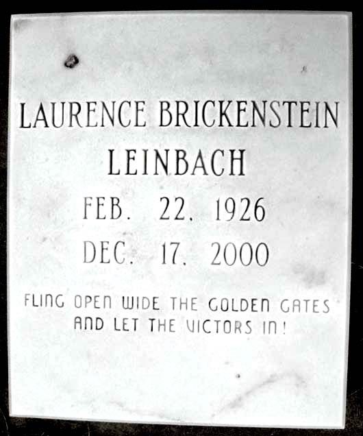 Laurence Brickenstein Leinbach