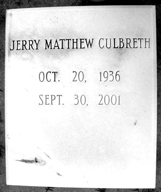 Jerry Matthew Culbreth
