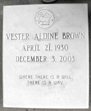 Vester Aldine Brown