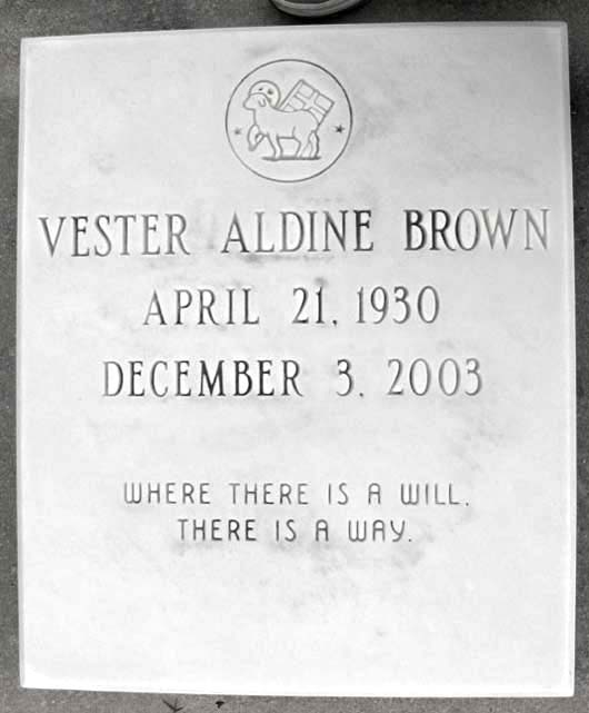 Vester Aldine Brown