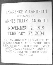 Lawrence Vance Landreth