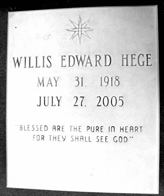 Willis Edward Hege