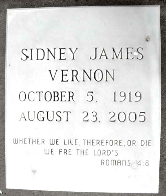 Sidney James Vernon
