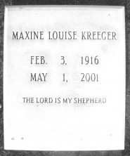 Maxine Louise Kreeger