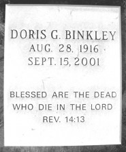 Doris Gertrude Binkley