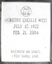 Dorothy Lucille West