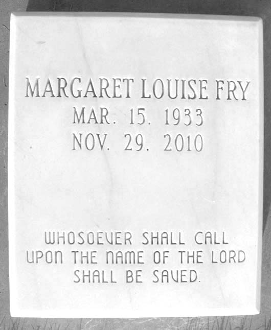 Margaret Louise Fry