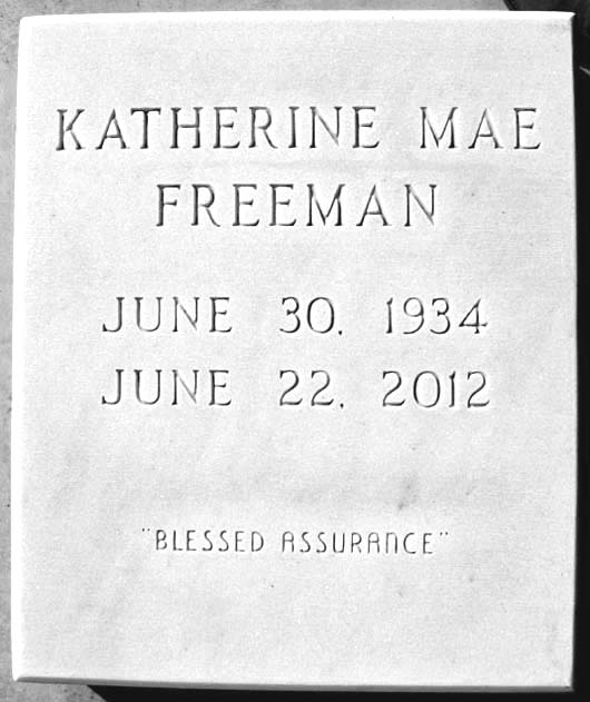 Katherine Mae Freeman