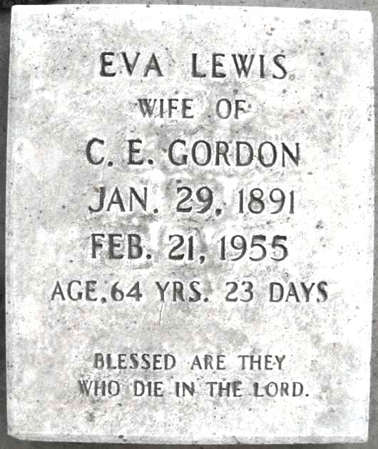 Eva Cynthia Gordon