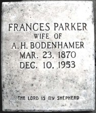 Frances  Bodenhamer