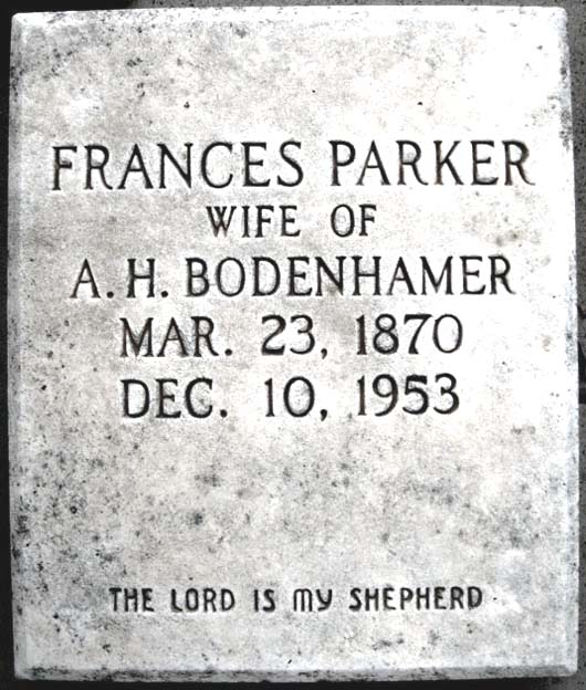 Frances Bodenhamer