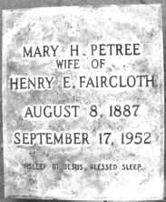 Mary Henrietta Faircloth