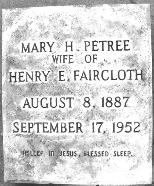 Mary Henrietta Faircloth