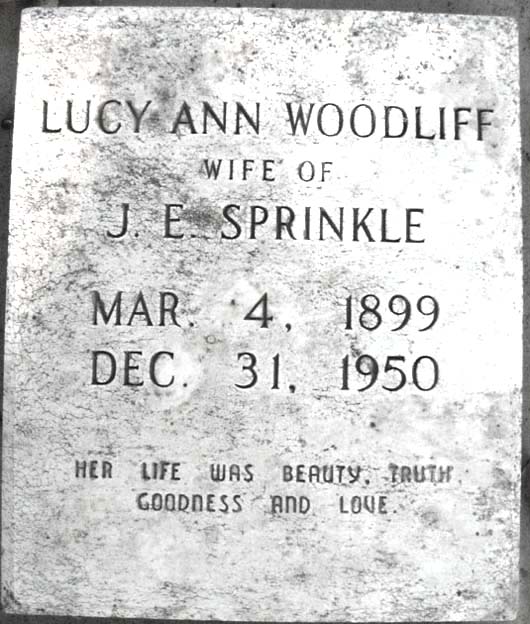 Lucy Ann Sprinkle