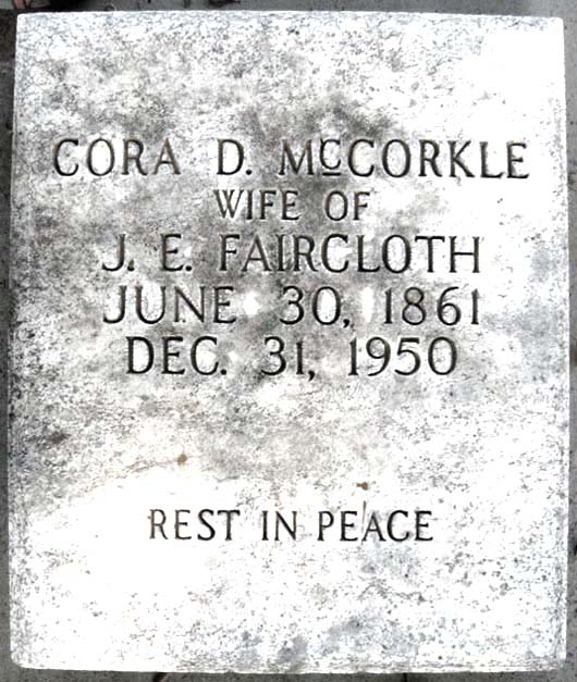 Cora D. Faircloth