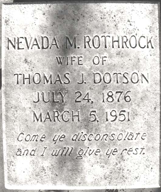 Nevada May Dotson