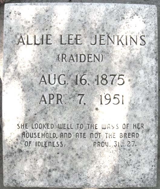 Allie Lee Jenkins